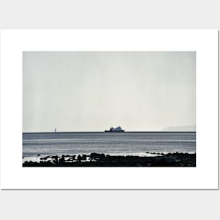 The Isle of Bute Ferry 'Argyle' makes its way towards Bute, Scotland Posters and Art